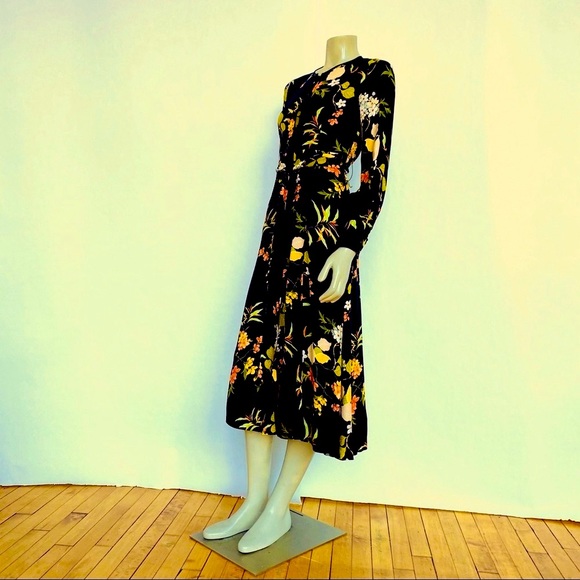 Japanese style print Floral Dress - Picture 9 of 16
